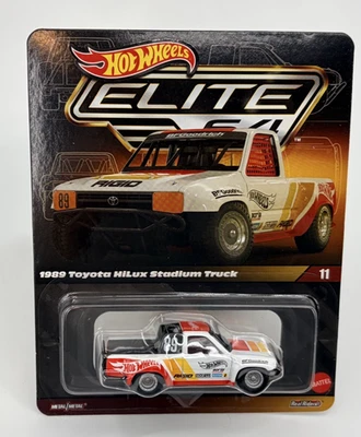 Camión Toyota Hilux Stadium Hot Wheels Elite 64 1989 Real Riders Metal 1:64 Foto 1 de 4