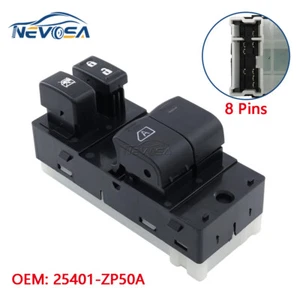 Front Driver Side Power Window Switch for Nissan Frontier 2006-2020 25401-ZP50A - Picture 1 of 6