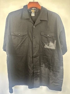 Camicia Harley Davidson 3XL teschio sulla schiena manica corta motociclista moto - Foto 1 di 10