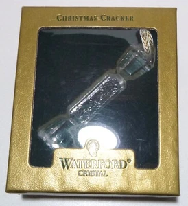 *VINTAGE* Waterford Crystal CHRISTMAS CRACKER Ornament in Box Made in Ireland - Picture 1 of 4