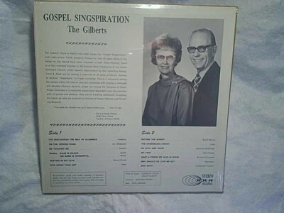 1960-е THE GILBERTS-Gospel Singspiration, srs 10072 пластинка, Кэрол Ада, Emporia Канзас  - Изображение 1 из 4