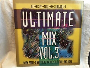 Ultimate Mix Vol. 3 black vinyl 12" ZYX records Germany Italo EDM 1992 techo - Imagen 1 de 2