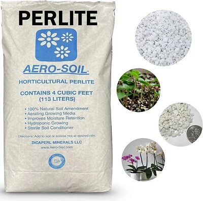 AeroSoil Perlite Horticultural Soil Additive – Seed Starter - Coarse 4 CF - Image 1 of 4