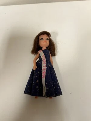 Vintage 1967 Uneeda 5" Miss Tiny Teen Pageant  Doll "PROM TIME" Pretty Z3 - Image 1 of 4