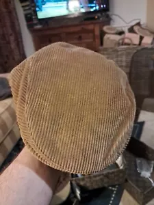 Failsworth Hats Concord Corduroy Cap - Fawn- 58cm - Picture 1 of 7
