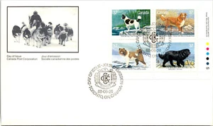 FDC Canada - Canadian Native Dogs Official Commemorative Stamp 1988 - A00086 - Picture 1 of 2