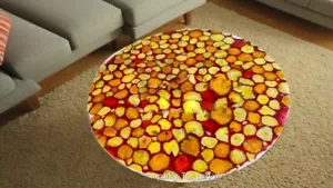 30" Red Agate Stone Sofa Coffee Table Handmade Luxury Gemstone Furniture Home De - Picture 1 of 9
