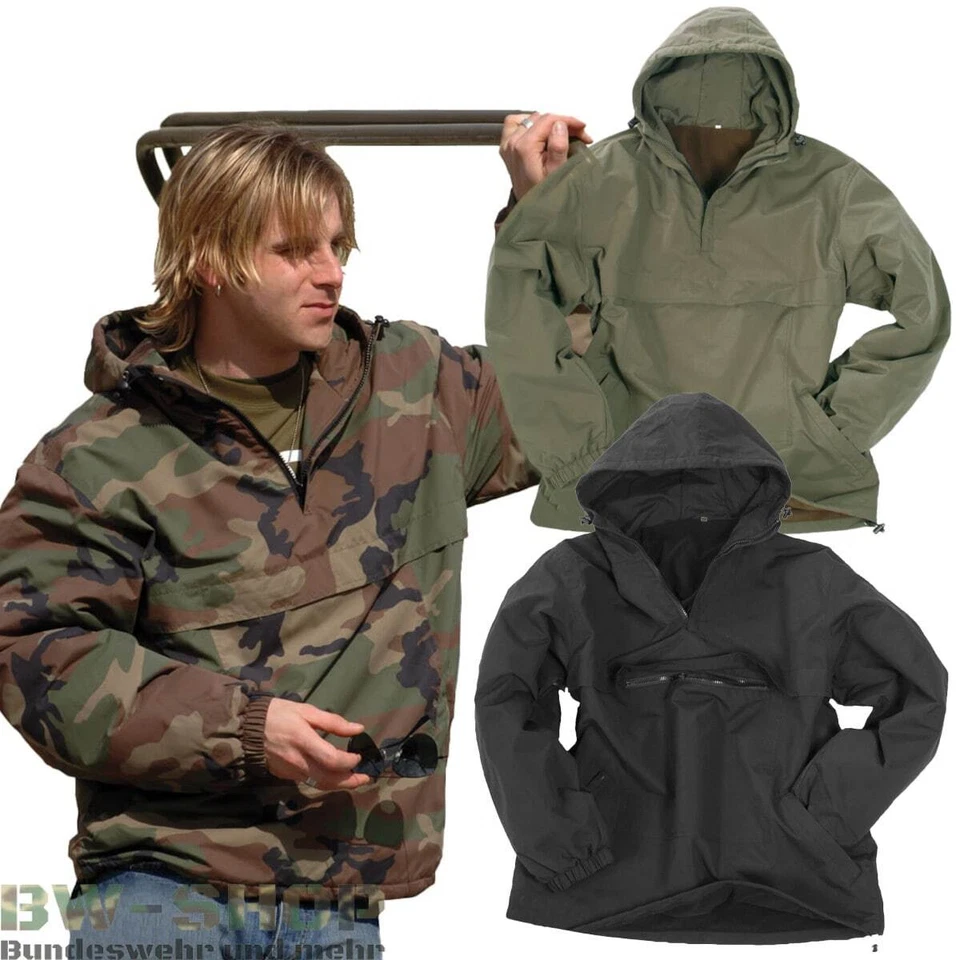 US COMBAT ANORAK WINTER NÄSSESCHUTZ JACKE WINDJACKE ARMY WINDBREAKER GEFÜTTERT - Bild 1 von 1