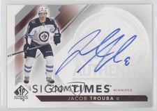 2017-18 SP Authentic Sign of the Times Auto Jacob Trouba #SOTT-JT Auto