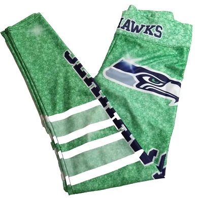 Leggings verdes Seahawks para mujer talla XL atletismo deportivo fútbol Foto 1 de 4