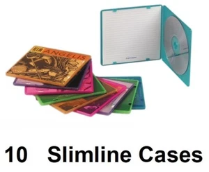 Kensington 20021 CD DVD Media Mailer Plastic Slimline 5 Assorted Colours 27E024 - Picture 1 of 1