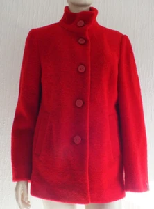 Damenmantel rot Gr. 44 Milo Mantel Damenjacke Wollmantel Wolljacke - Bild 1 von 5