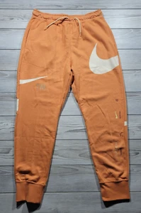 Nike Sportswear Swoosh Herren weiß Jogginghose Jogger Größe Large [DD6001-808] neu mit Etikett - Bild 1 von 10