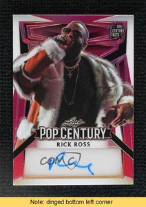 2023 Leaf Metal Pop Century Pink Prismatic 5/15 Rick Ross #BA-RR2 Auto READ 0q0