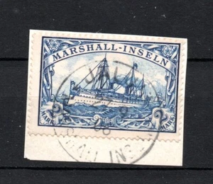 Marshall 1901 antiguo sello 3 marcas, probado BPP (Michel 23) bonito usado en la portada - Imagen 1 de 2
