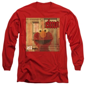 SESAME STREET ELLMATIC ELMO Licensed Adult Men's Long Sleeve Tee Shirt SM-3XL  - Picture 1 of 2
