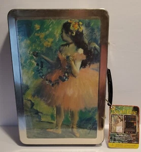 Tin Art Case Battat 28-teiliges Set 8 Aquarellfarben, 8 Farbstifte, 10 Pastelltöne - Bild 1 von 7