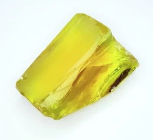 Loose Gemstone 292.87 Ct Cambodian Yellow Zircon Rough Certified Transparent Gem - Picture 1 of 10