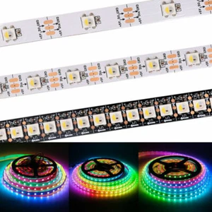 SK6812 RGBW  4 in 1 led strip 30/60/144 leds/pixels/m 5050 warm nature white 5V - Picture 1 of 12