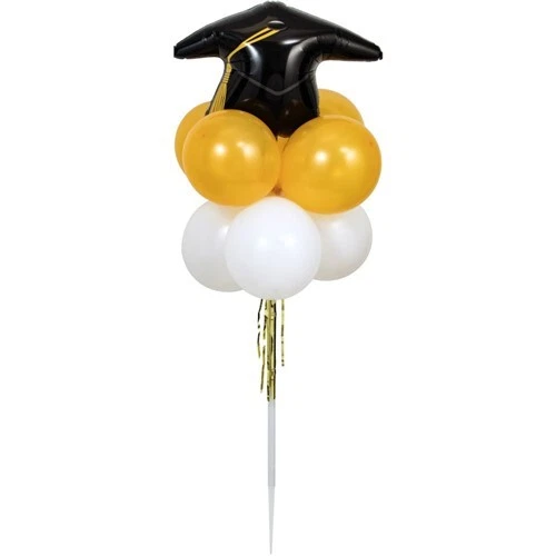 Gorra de Graduación y Globos Decoración de Patio 22" Mortero Tapa 7 12" Globos de Látex Foto 1 de 1