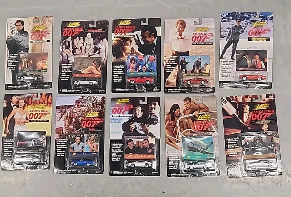  Johnny Lightning  James Bond 007 Dr. No Goldfinger/Thunderball Lot  10 Cars🔥 - Image 1 of 4