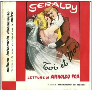 "Geraldy Arnoldo Foà Toi Et Moi VG+/VG+ 7" - Picture 1 of 1