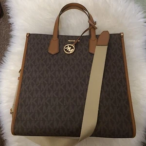 Nuevo Bolso Grande Michael Kors Hamilton Marrón - Imagen 1 de 6