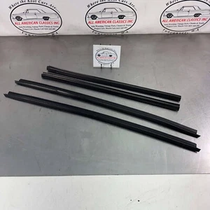2005-13 C6 Corvette Inner/Outer Door Window Glass Rubber Felt Seals/Slips Set - Picture 1 of 8