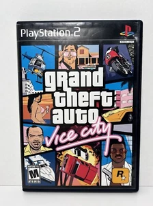Grand Theft Auto: Vice City (Sony PlayStation 2, 2002) PS2. CIB mit Handbuch & Karte - Bild 1 von 7