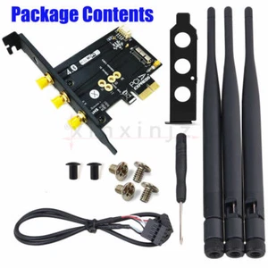 Adaptador BCM943224PCIEBT2/ BCM94360CS2/ BCM943602CS a PCI-E x1 - Imagen 1 de 6