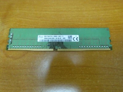 Genuine hp Hynix 1Rx8 8GB DDR4 PC4 -2666V Desktop Memory P/N: 933276-001 - Image 1 of 4