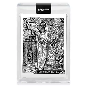 Topps Project 2020 Mariano Rivera by JK5 #91 NEW YORK YANKEES - Picture 1 of 2