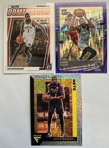 Kevin Durant 3 Karten Lot, 2020-2022 Donruss Optic & Flux #25 #136 #14, Nets  - Bild 1 von 7