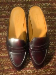 Everlane donna taglia 6 marrone scuro. Mocassino moderno muletto/slide scarpe Made in Italy - Foto 1 di 9