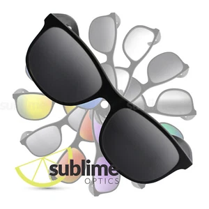 POLARIZED Black (Dark Grey) Replacement Lenses for Ray Ban RB4202 Andy 55mm - Picture 1 of 5