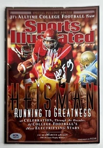 Marcus Allen Signed SI Magazine USC Trojans 'HOF 03' PSA AM84184 - Picture 1 of 3