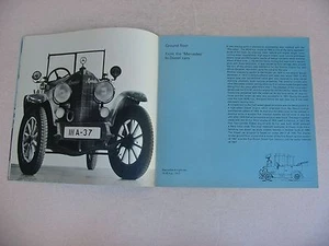 1965 Daimler-Benz Museum Brochure - Picture 1 of 12