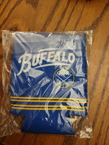 Buffalo Sabres 40th Anniversary Jersey Beer Coozie Cooler Labatt 50 Anniversary Cover