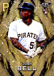 2017 Topps Fire Josh Bell Rookie Orange #161 -/299 - Pittsburgh Pirates - Picture 1 of 1