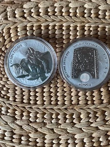 Koreanische Münze, Komsco, 1oz, 2022, Silber ZI SIN Tigris, wunderschön geprägte Medaille. - Bild 1 von 1