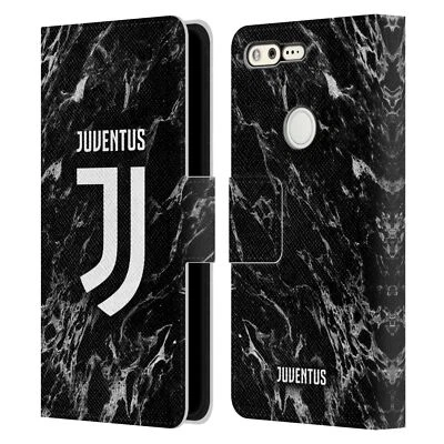 OFFICIAL JUVENTUS FOOTBALL CLUB MARBLE LEATHER BOOK CASE FOR GOOGLE PHONES - Image 1 of 4
