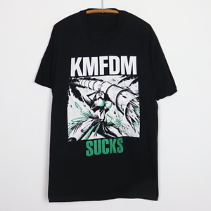 1993 KMFDM Sucks T-SHIRT Cotton Unisex Band Tee TN226