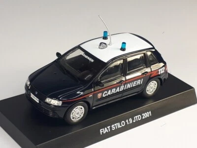 FIAT STILO 1.9 jtd 2001 Carabinieri - 1/43 - DeAgostini - Image 1 of 4
