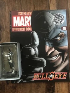 EAGLEMOSS Classic Marvel Figurine Collection # 49 Bullseye + Magazine - Picture 1 of 2