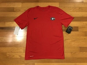 New M Nike Georgia Bulldogs NCAA Football On-Field Dri-Fit Shirt CT6915-657 Men - Picture 1 of 6