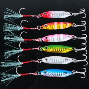 5 Stück Micro Jig Butterfly Metal Jig Angelköder Köder Jigging Thunfisch Slow Lure7-50g - Bild 1 von 23