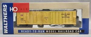 NEW Walthers HO Scale RTR Green Bay & Western 50' Exterior Post Box Car knuckle - Picture 1 of 4