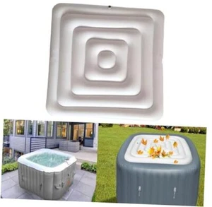 Inflatable Hot Tub Cover for Square Hot Tub with 2 Handles Outdoor Inflatable - Picture 1 of 5