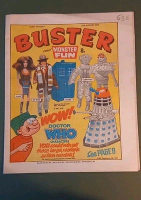 Dr Who Denys Fisher Buster Comic Dalek Cyberman Leela Tardis Giant Robot - Image 1 of 4