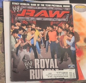 WWE Raw Magazin Januar 2005 Royal Rumble Stacy Keibler Pat Patterson Jericho - Bild 1 von 13